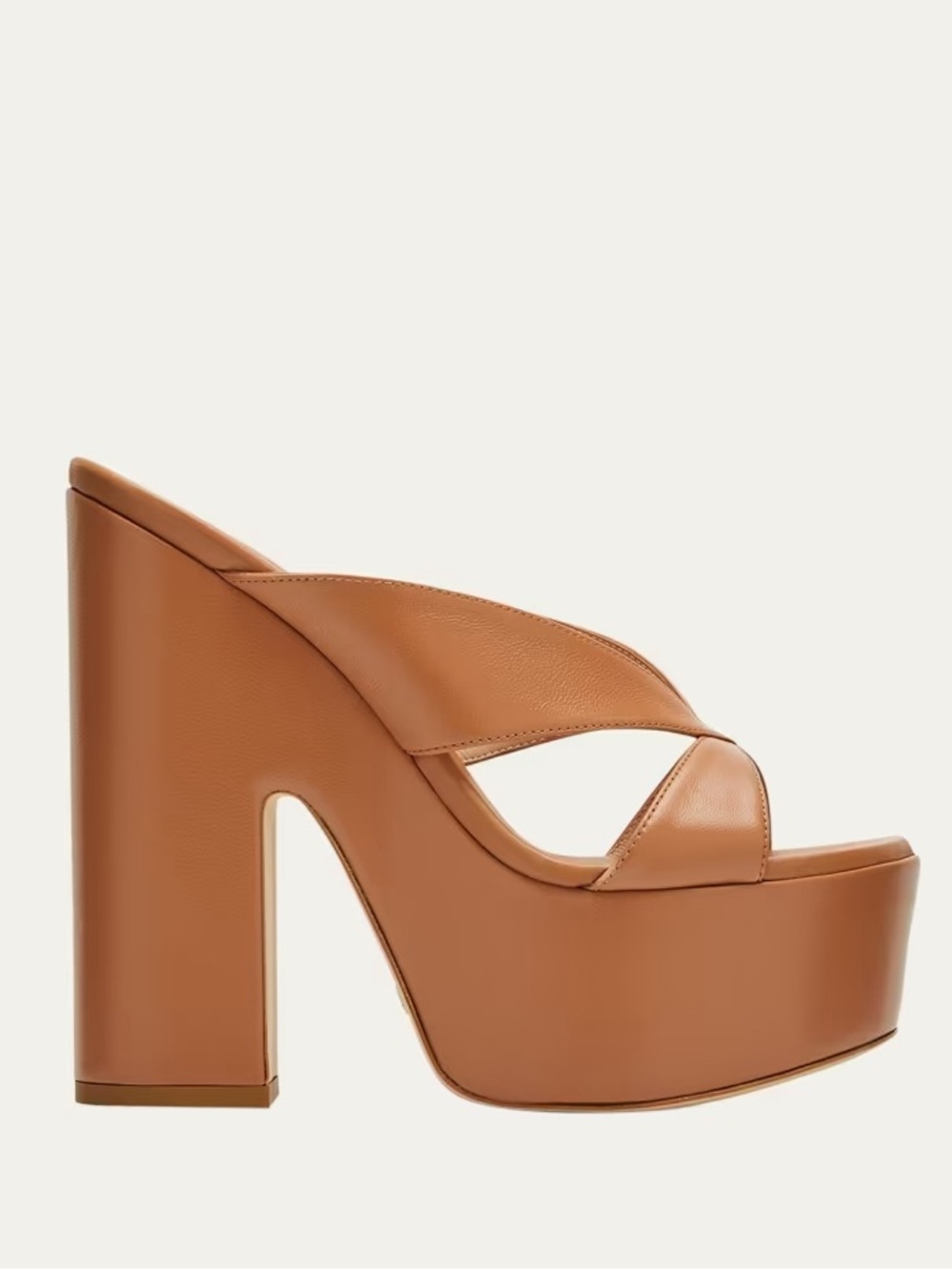 New STUART WEITZMAN Miami Sohigh Crisscross Platform Sandals Size 10
